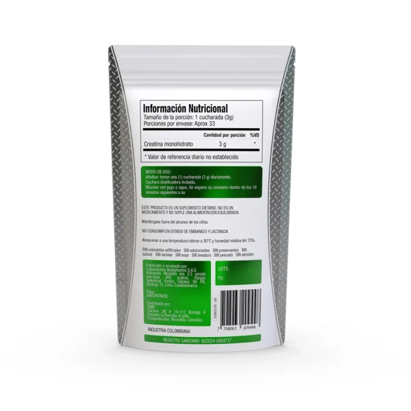 creatina monohidrato gmn – 100 g