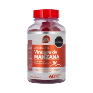 gomas de vinagre de manzana satibo – 60 gomitas
