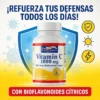 vitamina c 1000 mg + bioflavonoides healthy america – 100 cápsulas