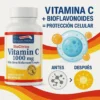 vitamina c 1000 mg + bioflavonoides healthy america – 100 cápsulas