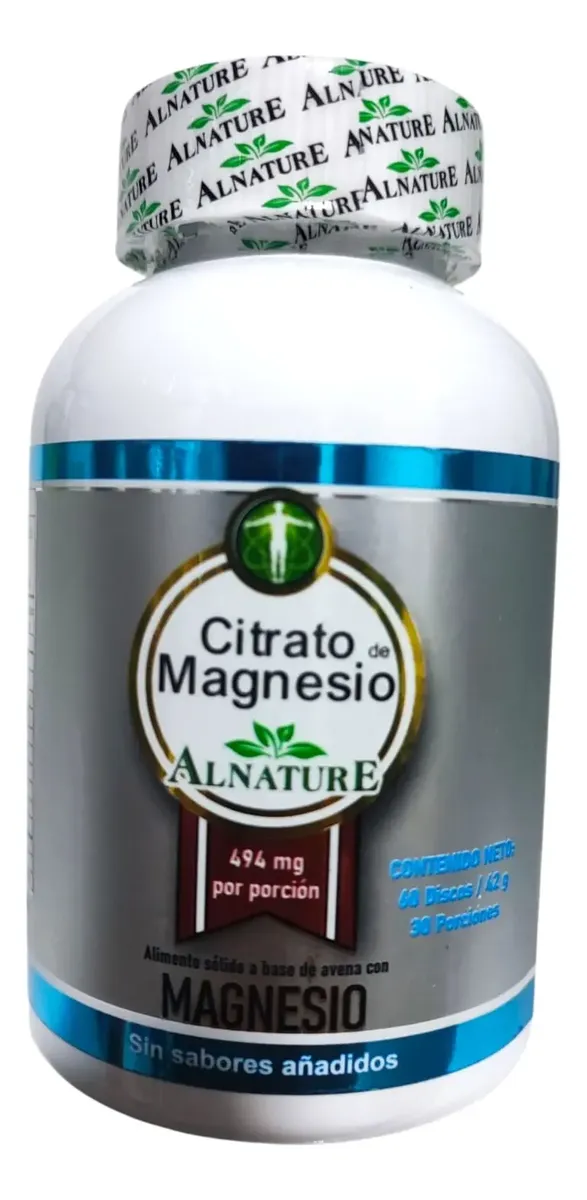 citrato de magnesio alnature x 60 caps