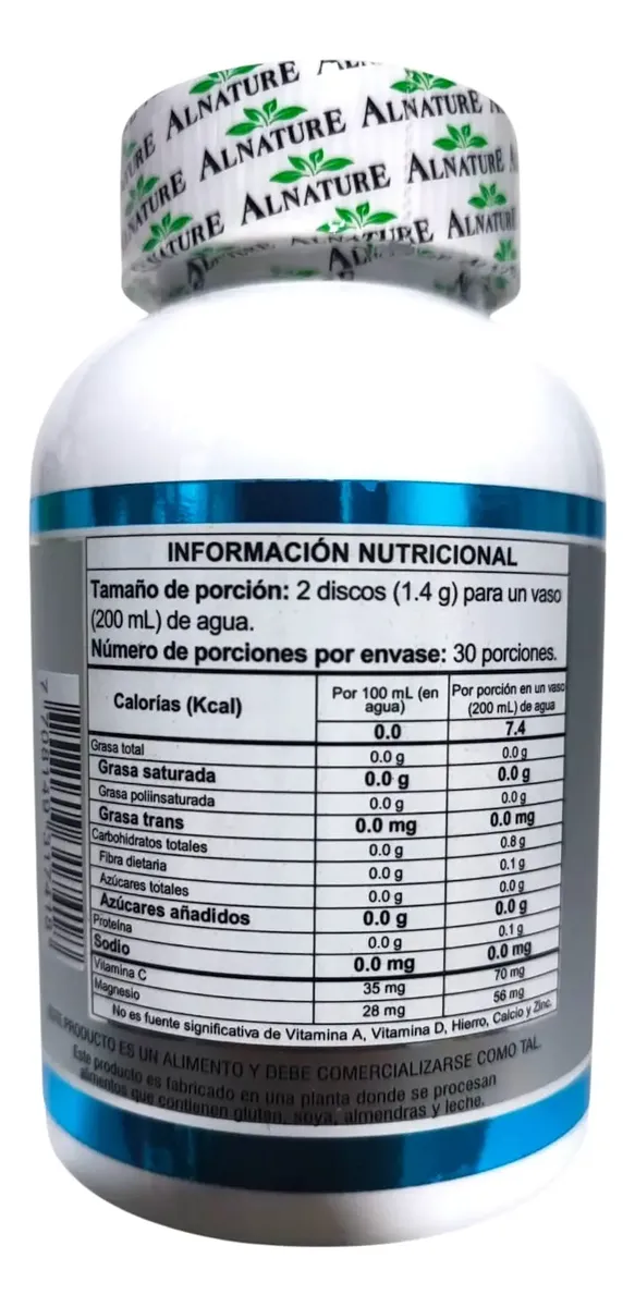 citrato de magnesio alnature x 60 caps