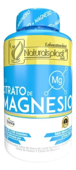 citrato de magnesio frasco 100 tabletas