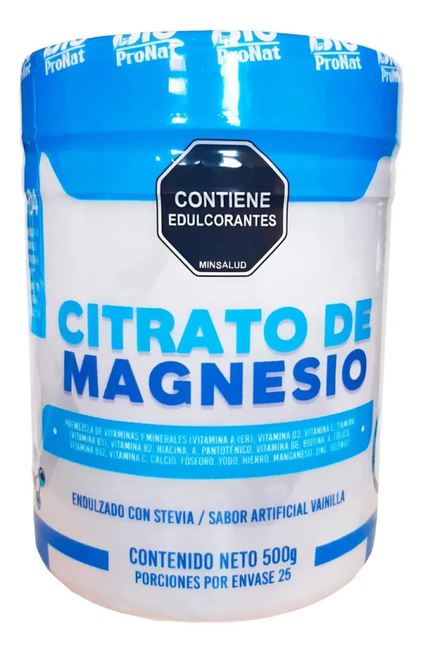 citrato de magnesio 500gr biopronat