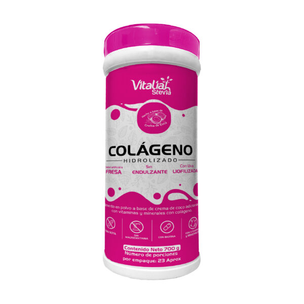 colageno hidrolizado fresa 700 gr