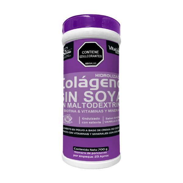 colageno sin soya 700 gr vainilla