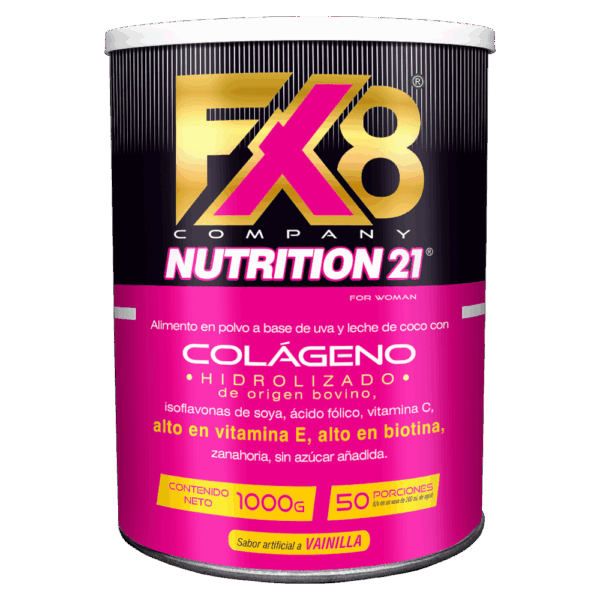 fx8 nutrition 21 colágeno for woman padel – 1000 g (polvo)