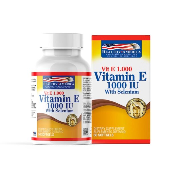 vitamina e 1000 iu + selenio (healthy america) – 50 cápsulas vitamina e 1000 iu + selenio (healthy america) – 50 cápsulas